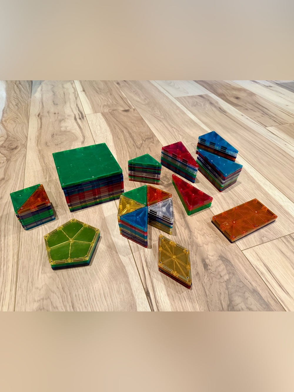 ✨ HUGE 140pc Magna-Tiles Set - STEM Learning Fun